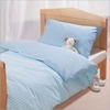 Saplings Cotbed Duvet Cover Pillowcase - Blue Gingham