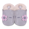 Shoo Shoos Grey/Pink Flower Slipper