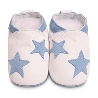 Shoo Shoos White/Blue Stars