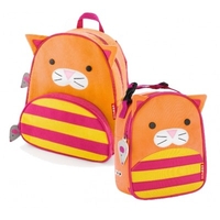 Skip Hop Zoo Lunchies Bag amp; Zoo Pack Backpack Combo - Cat