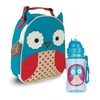Skip Hop Zoo Lunchies Lunch Bag + Straw Bottle Combo - Owl