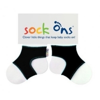 Sock Ons 0-6 Months - Charcoal