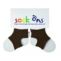 Sock Ons 0-6 Months - Chocolate