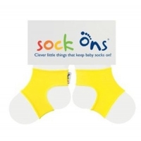 Sock Ons 0-6 Months - Lemon