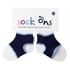 Sock Ons NAVY Sock Ons (0-6 or 6-12 months)