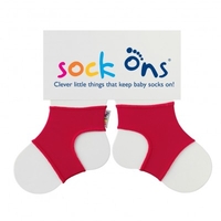 Sock Ons RED Sock Ons (0-6 or 6-12 months)