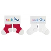Sock Ons Unisex 2 Pack - Red + White (0-6 or 6-12 months)