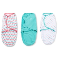 Summer Original SwaddleMe 3 Pack (Small,  ZigZag/Teal/Dots)
