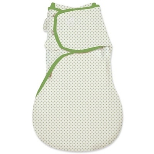 Summer Original SwaddleMe Wrapsack (Large,  Green Dot)