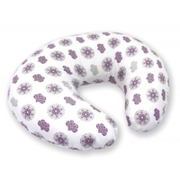 Widgey Nursing Pillow Deluxe - Purple Flower