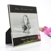 Shiny Silver Personalised Photo Frame 8 x 6