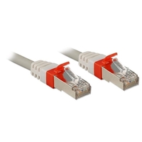 0.5m CAT6a SSTP LS0H Network Cable,  Grey