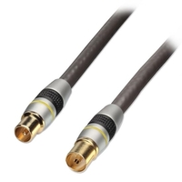 20m Premium TV Aerial / UHF / RF / Freeview Coax Extension Cable