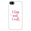 iPhone 5/5s Case - Can And Will - Pink