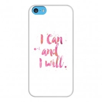 iPhone 5C Case - Can And Will - Pink