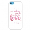 iPhone 5C Case - Do It With Love - Pink