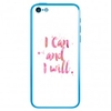 iPhone 5C Skin - Can And Will - Pink