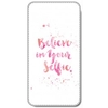 iPhone 6 Plus Flip Case - Believe In Your Selfie - Pink