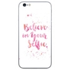 iPhone 6 Plus Skin - Believe In Your Selfie - Pink