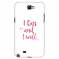 Samsung Galaxy Note 2 Case - Can And Will - Pink