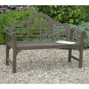 Lutyens Garden Bench - Grey