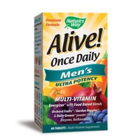 Natures Way - Alive! Once Daily Mens Ultra Potency,  60 Tablets 60ct