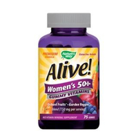Natures Way - Alive! Womens 50+ Premium Vitamin Gummy,  75ct 75ct