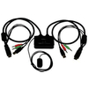 2PORT CABLE KVM WITH HDMI USBAND AUDIO - HDMI USB KVM