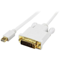 3FT MINI DP TO DVI CONVERTERCABLE-MDP TO DVI-WHITE