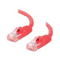 Cbl/0.5M Mlded/Btd Red CAT5E PVC UTP PA