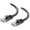 Cbl/1.5M Mld/Booted Black CAT5E PVC UTP