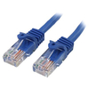 STARTECH 1 ft Cat5e Blue Snagless RJ45 UTP Cat 5e