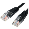 STARTECH 10 ft Cat5e Black Molded RJ45 UTP Cat 5e