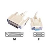 VIDEK - SERIAL CABLE -DB-9 (F)- DB-25 (M) - 10 M
