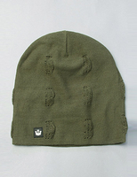 Goorin JT Oversized Lightweight Distressed Beanie Hat - Olive