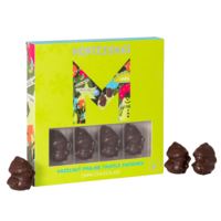 Dark Chocolate Hazelnut Snowmen Vegan Christmas Chocolate