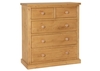 Chunky Pine Antique Wax 3+2 Chest