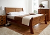 Normandy Oak Sleigh Bed