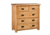 Rustic Oak 3 + 2 Chest