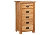 Rustic Oak 5 Drawer Wellington