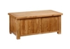 Rustic Oak Blanket Box