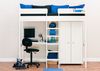 Stompa Uno High Sleeper Bed 7 inc. Wardrobe