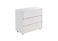 Stompa UNOS 3 Drawer Chest - White