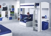 Stompa UNOS High Sleeper Frame with Desk and Chair Bed ONLY