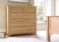 Vermont Oak 3 + 2 Chest