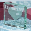 Anniversary Keepsake Glass Block
