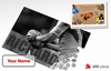 Black and White Rugby Jigsaw