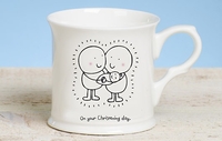 Chilli and Bubble Christening Day Half Pint Tankard