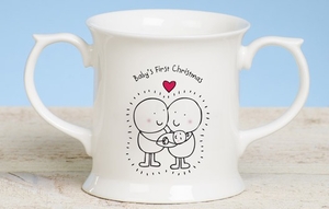 Chilli and Bubble First Christmas China Loving Cup