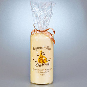 Church Christening Candle